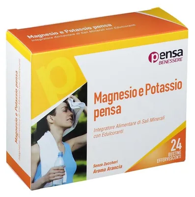 Produktbild von Magnesio E Potassio Orange – 24 Brause Tabletten