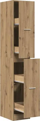 Image de vidaXL Armoire à pharmacie Artisan-Chêne 30x41x174,5 cm Bois composite