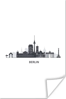 Produktbild von MuchoWow® Poster Berlin - Europa - Skyline 20x30 cm - Papierdruck
