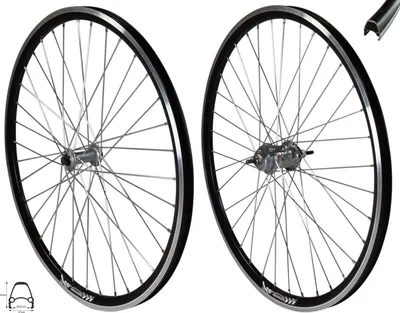 Produktbild von REDONDO 26 Zoll E Bike Laufrad Set VR+HR Felge Shimano Nexus 3 Rücktritt Bremse