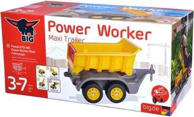 Produktbild von BIG Power Worker Maxi Anhänger mit Anhängerkupplung (800054817)