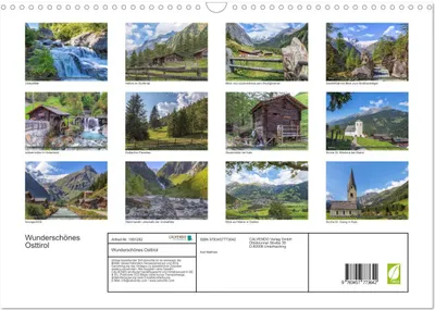 Produktbild von Wunderschönes Osttirol (Wandkalender 2026 DIN A3 quer), CALVENDO Monatskalender