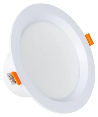 Produktbild von LED Downlight Einbaustrahler 12W Rund LUX CRI90 Ausschnitt Ø 125 mm IP44 No Flicker 2700K Warmweiß