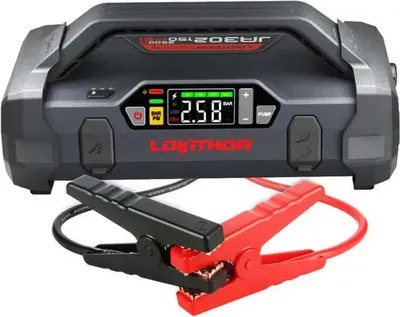 Image de Appareil 4-en-1 : Démarreur / Starter / Booster 2500A + Powerbank 20000Mah + Compresseur + Lampe de poche Lokithor Ja302
