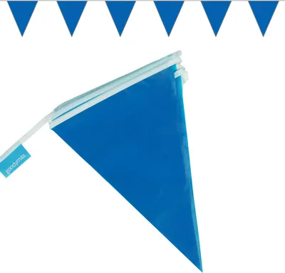 Produktbild von Goodymax® Wimpelkette 10 m Blau