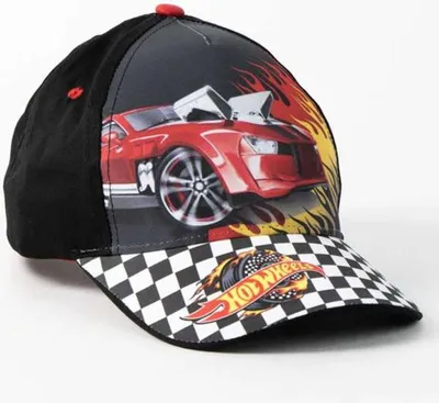 Produktbild von Hot Wheels Kinderkappe Schwarz 53 cm