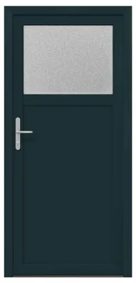 Obrázek produktu pro vidaXL Boční vstupní dveře, antracitová, 88 x 198 cm, PVC