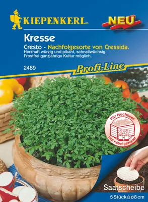 Produktbild von Kresse Cresto (Saatscheibe) | Kressesamen von Kiepenkerl [MHD 12/2023]