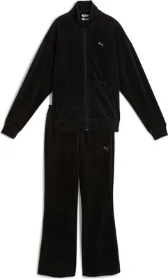 Produktbild von Puma Velour Rib Relaxed Suit op - schwarz, Größe:M