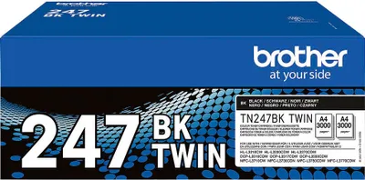 Immagine prodotto di Brother TN247BK TWIN - Confezione da 2 pezzi - Alta resa