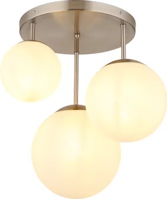 Produktbild von NOWA Deckenleuchte Metall Nickel matt, 3x E27