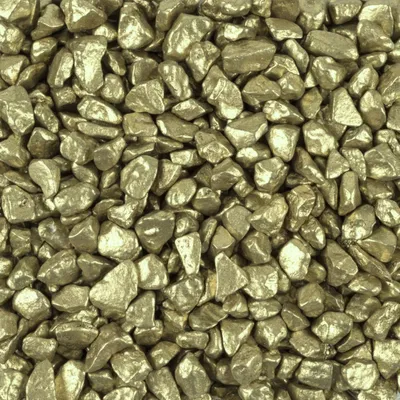 Produktbild von Dekosteine 5-8mm. Farbsteine, Dekokies, bunte Steine. 500g Gelbgold