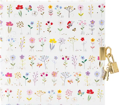 Immagine prodotto di Diario Goldbuch Small & Brave bianco con lucchetto, 16,5 x 16,5 cm