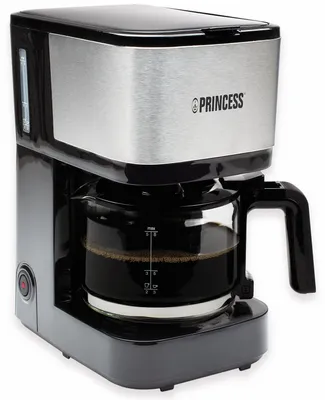 Immagine prodotto di Princess Caffettiera a filtro Compact 8 600 W 0,75 L Nero e argento