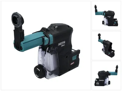 Zdjęcie produktu dla Makita Aktywny adapter ssący HEPA DX12 odpowiedni do HR001G / HR003G - DX12 - z mechanizmem czyszczącym