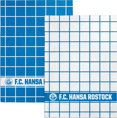 Produktbild von F.C. Hansa Rostock Geschirrhandtuch 2er Set