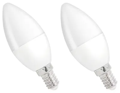 Produktbild von Spectrum E14 LED Kerzenlampe 8W 710lm 6000K Kaltweiß 230V 2 Stück