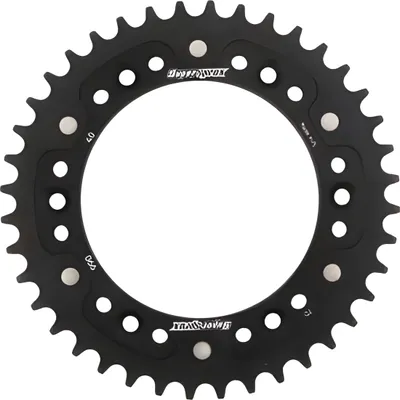 Productafbeelding van Stealth-kettingtandwiel Supersprox 520 - 40 tanden (zwart) RST-990:40-BLK | Binnenmaat 125,0 mm, Buitenmaat 150,0 mm, 6 gaten
