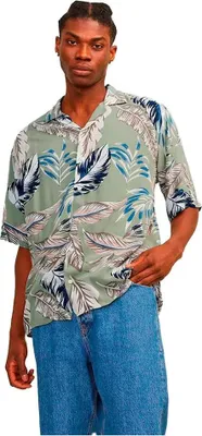 Produktbild von Jack & Jones Jeff Aop Resort Kurzarmhemd Grün S Herren Grün S
