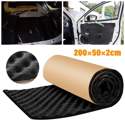 Produktbild von Auto Schalldämmschaum Selbstklebend Akustik.Dämmung Schaumstoff KFZ Dämmmatte 2M