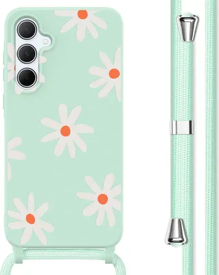 Obrázek produktu pro imoshion silikonové pouzdro s páskem Samsung Galaxy A55 – Green Flower Distance