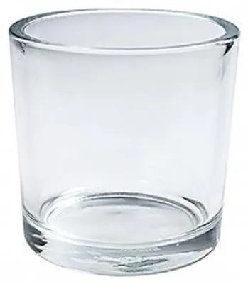 Produktbild von Teelichthalter, Dekoglas HEAVY zylindrisch rund H 14cm D. 14cm Glas Jodeco WA