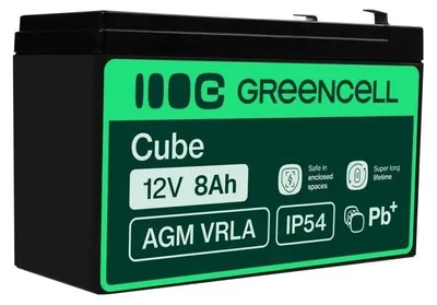 Obrázek produktu pro Green Cell AGM46, 8000 mAh, Olověná (VRLA), 12 V, Černá