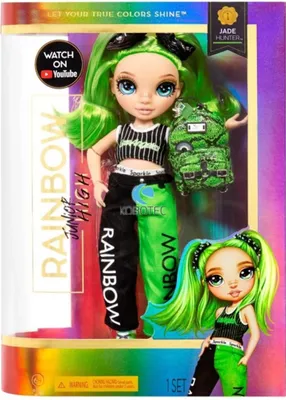 Image de MGA 579991EUC Rainbow High Jr. Mode haute - Jade