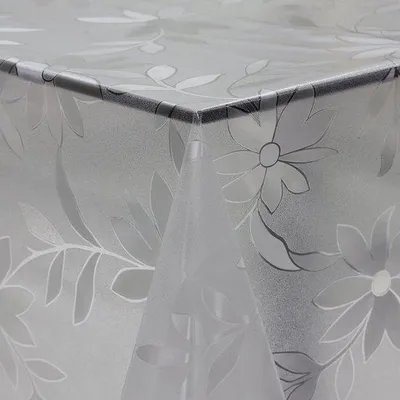 Produktbild von Ibenzoa® Transparente PVC-Tischdecke 140 x 180 cm – klar, abwaschbar, kratz- und fleckenbeständig