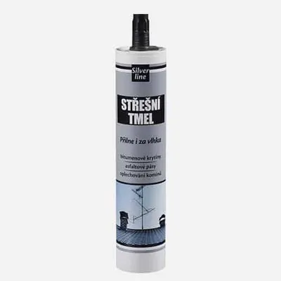 Obrázek produktu pro Den Braven - Střešní tmel Silver line, kartuše 310 ml, černý