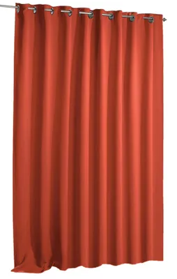 Produktbild von Verdunklungsvorhang orange Ösen 135x175 cm Vorhang blickdicht Gardine