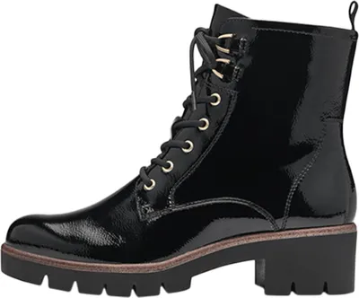 Produktbild von Tamaris Damen Stiefelette Schnürboots Reißverschluss Kurzschaft 1-25297-41, Größe:38 EU, Farbe:Schwarz