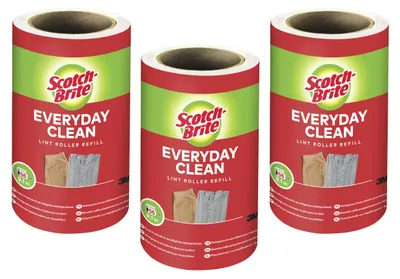 Image de Scotch-Brite™ Everyday Clean, 3 rouleaux de rechange, 56 feuilles chacun