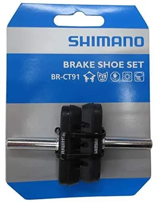 Zdjęcie produktu dla Klocki hamulcowe shimano br CT91 do roweru czarne 1 para