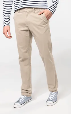 Produktbild von Kariban Herren Chino Hose Regular Slim Chinohose Jogger Cargohose, Größe:38, Farbe:Deep Blue