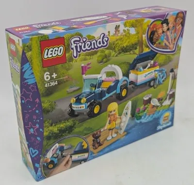 Produktbild von LEGO® Friends Stephanies Cabrio mit Anhänger, 41364