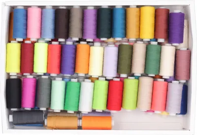 Produktbild von Nähfadenset 400 Yards 80 Farben Polyestermaschinengewinde für DIY -Handnähte Quilt