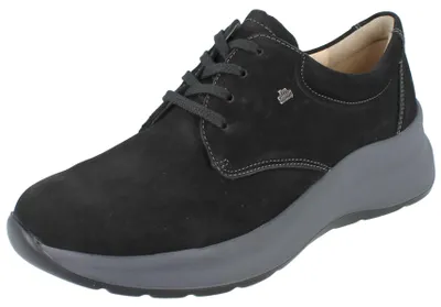 Produktbild von FINN COMFORT Gandia Damen Halbschuhe schwarz Nubukleder - Größe: UK 7