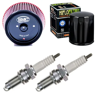 Image de Kit d'entretien pour Harley FLSTFSE2 1690 EFI CVO Fat Boy Screamin Eagle 2006 de pamoto - Neuf