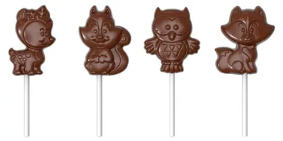 Produktbild von Schokoladen Form - Lolli Waldtiere