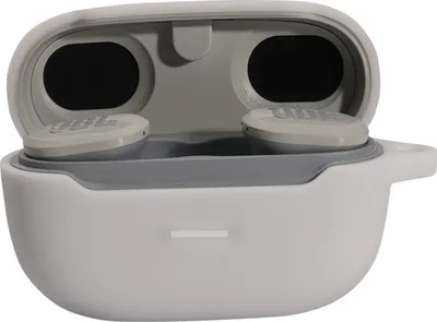 Image de INF Étui de protection pour écouteurs Bluetooth avec mousqueton Blanc