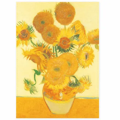 Produktbild von Lanzfeld - HTTW0006 - Handtuch, Van Gogh, Sonnenblumen, 50cm x 70cm, Baumwolle