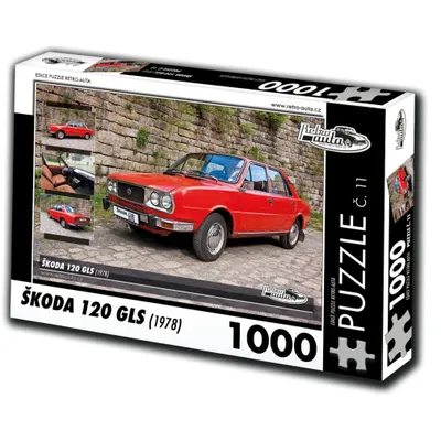 Produktbild von RETRO-AUTA Puzzle Nr. 11 `koda 120 GLS (1978) 1000 Teile