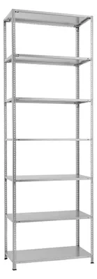 Produktbild von SCHULTE Grundregal Schraubregal MULTIplus85, 3.000 x 1.000 x 600 mm, 7 Fachböden, verzinkt