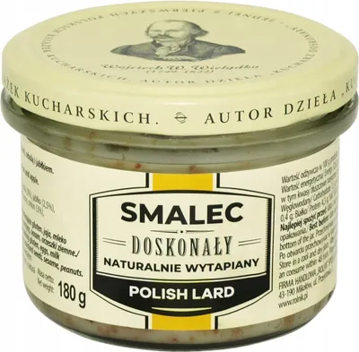 Zdjęcie produktu dla Rolnik Smalec Wieprzowy Doskonały 180 g