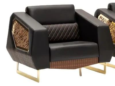 Produktbild von Elegant Sessel Relax Couch Bequem Kunstledersessel Arbeitszimmer Wohnzimmer