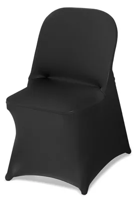 Zdjęcie produktu dla Pokrowce Na Krzesła Vevor 150 Szt Elastyczne Czarne Poliester Spandex