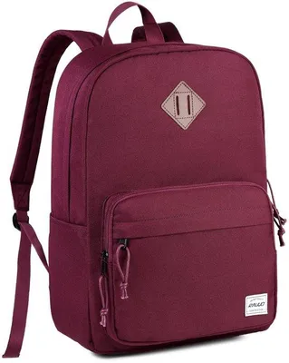 Produktbild von Leichter Schulrucksack für Mädchen, Causal Daypack in Burgund