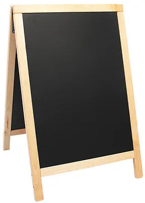 Produktbild von Securit DUPLO SANDWICH Menütafel 85x55 cm, Naturholz