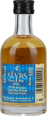 Produktbild von Slyrs Bavarian Single Malt Whisky | Rum Cask Finishing | 5 cl. Miniatur